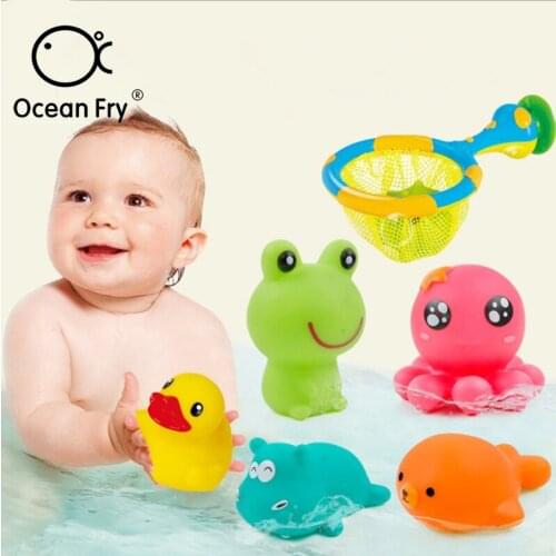 Baby Water Toys Squeeze Bottom Speaker Culture Interest Hobby Intelligence Paddle Knead Without Breaking ABS Baby Water Toys