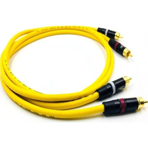 HIFI Stereo Pair RCA Cable High-performance Premium Hi-Fi Audio 2rca to 2rca Interconnect Cable