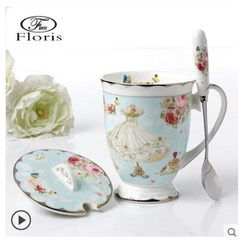 Ceramic cup mark cup coffee cup bone China water cup fashion cup office cup creative cup