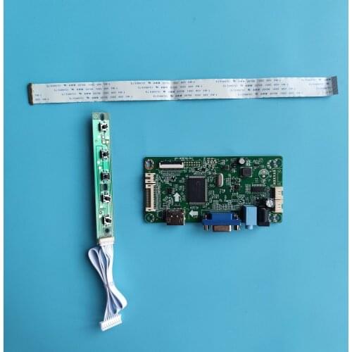 Kit for 40Pin B140HAN04 14" 60HZ 1920X1080 WLED SCREEN Controller board LED EDP HDMI-compatible LCD VGA monitor DRIVER