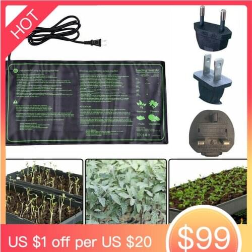 Seedling Heating Mat 52*24CM Waterproof Plant Seed Germination Propagation Clone Starter Pad 110V/220V Garden Supplies