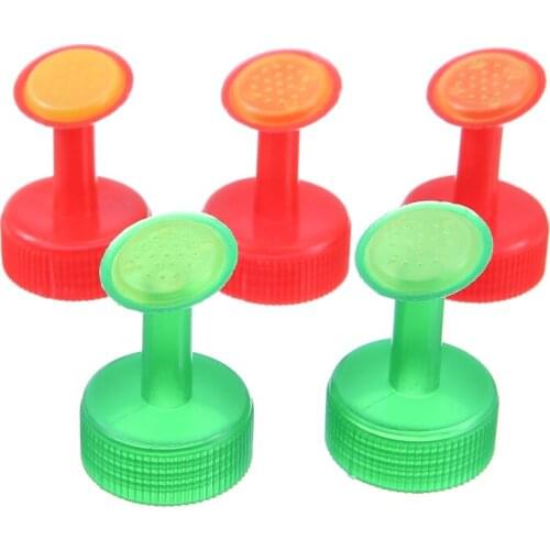 5pcs Plastic Sprinkler Nozzle For Flower Waterering Drink Bottle Watering Sprinkler Head Garden Plants Water Tool