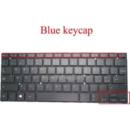 Laptop IT Keyboard XK-HS002 MB27716023 YXT-NB93-64 Italian black without frame Blue keycap/Green keycap new