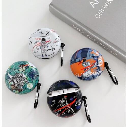 New Star space man Wireless Earphone Charging Box Cover Bag for for huawei freebuds3 Soft Protective Case Cover for freebuds 3