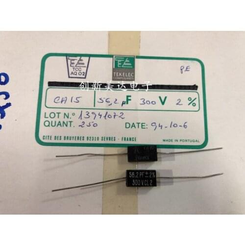 Original New 100% mica capacitor 56P2G 300v 56.2pf 2% fever mica capacitor (Inductor)