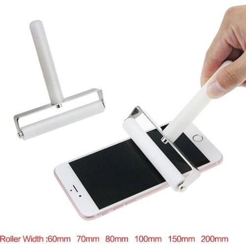 UANME 60/70/80/100mm Silicone Roller Tool for Mobile Phone Tablet Laptop Screen Protector Film Pasting LCD OCA Polarizing Tool