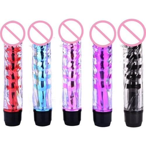 Sale Waterproof Multi- Speed Dildo Vibrator Cilt Vibrators Penis Vibrator Sex Products Vibrator Adult Sex Toys for Woman ST24