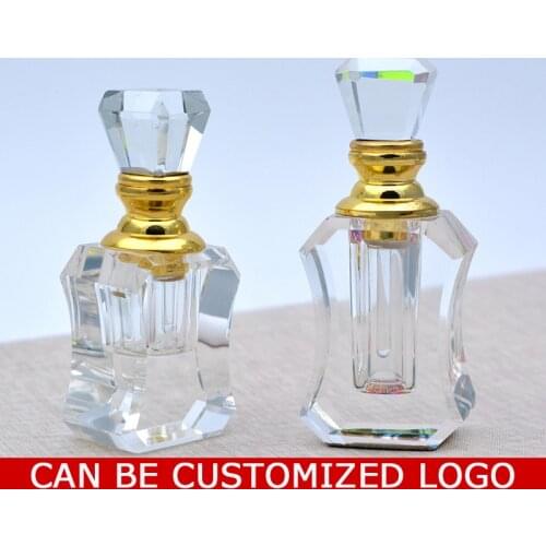 1ml/2ml Thick Bottom Transparent Glass Refillable Essential Oil Perfume Dropper Bottle Can Be Customized Logo