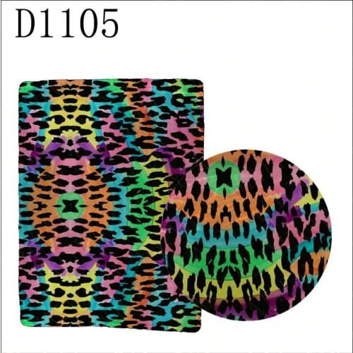 10pcs PVC 9.5*12.5cm printed Transparent Shaker Pocket Patterned Sealed Plastic pouch to DIY shaker bow D1105