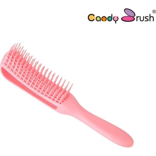 CANDY BUTSH eight claw straight hair massage hairdressing fluffy curly parallel hairbrush ribs modeling comb multi-functional