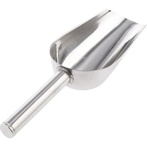 Stainless Steel Ice Scoop Wedding Party Buffet Bar Scraper Kitchen Tools 8