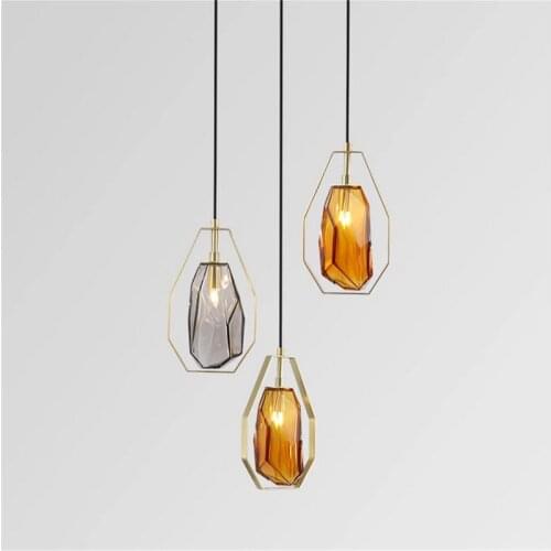 Modern Led Pendant Light Dining Room Bedroom Hanging Lamp Nordic Home Decor Loft Luminaire Suspension Hotel Bar Glass Hanglamp