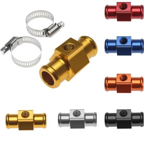 18MM Universal Motorcycle Water Tank Radiator Hose Connector Pipe CNC Aluminum Alloy Adapter
