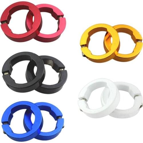 Bicycle Mountain Bike Aluminum Alloy Sleeve Locking Ring Bicycle Mountain Handlebar Sleeve Locking Ring Fixed Locking Collar