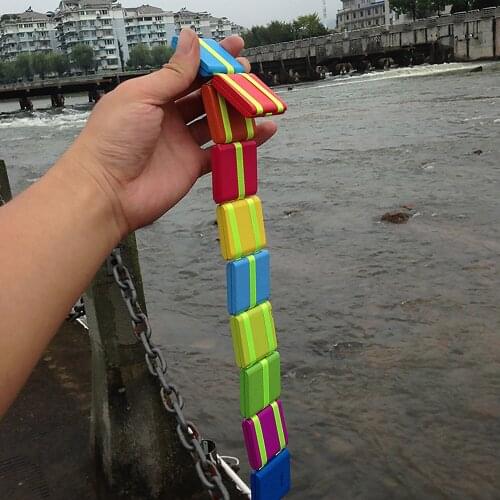 Funny 20-Piece Colorful Wooden Flap Board Educational Toys for Kids Children Toddlers Exercise Hand-Eye Coordination Game