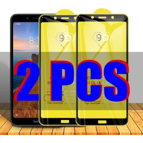 2Pcs 9D Glass for Xiaomi Redmi 7A Protective Glass on for Xiomi Redmi 7A Redmi7A Redmi7 A Redmi 7 A 5.45" Screen Protector Film