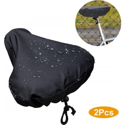 Bicycle Saddles Protective Coverings Waterproof Bike Seat Pack Front Tube Bag Saddle Pannier Rear Rain Cover