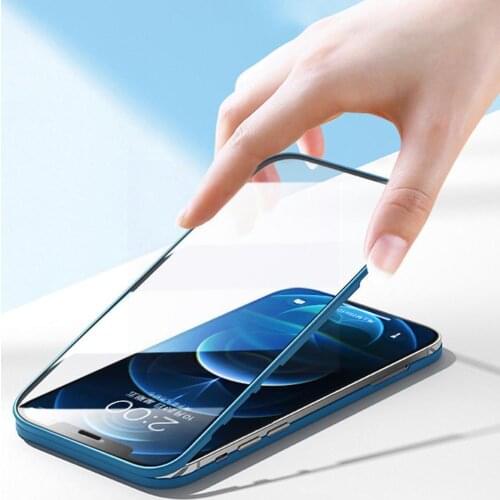 Full Cover Tempered Glass Protective Case For Apple Phone 12 12 Mobile Case ProMax For IPhone G8R8