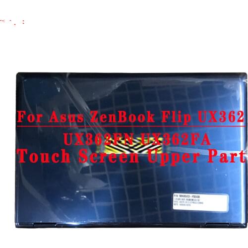 13.3 inch 1920*1080IPS FHD LED LCD Screen Upper part For Asus ZenBook Flip UX362 UX362FN UX362FA Laptop Upper part With Touch