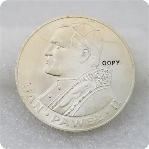 1982 POLAND - 10000 Zlotych COPY FREE SHIPPINGcoin copy FREE SHIPPING