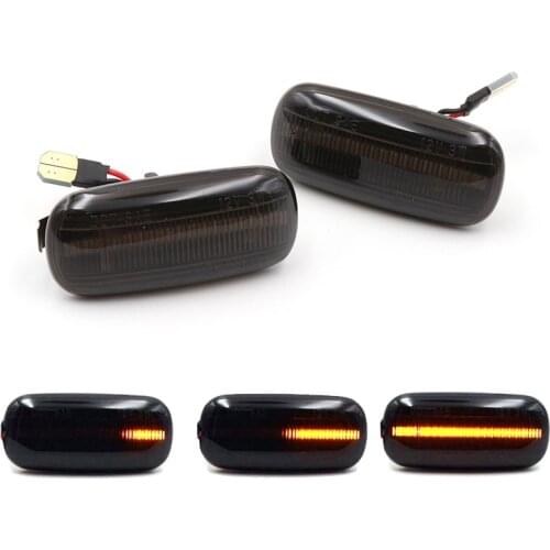 2pcs Sequential Blinker Side Marker Light For Audi A3 S3 8P A4 S4 RS4 B6 B7 B8 A6 S6 RS6 C5 C7 Car Amber Led Indicator Lamp