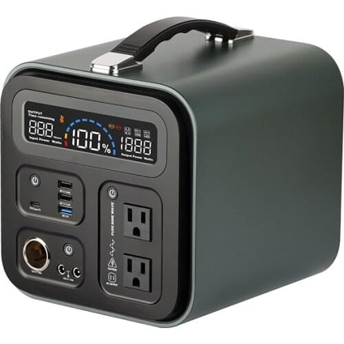 2021 New Arrival Power Supply 1000W Lithium AC DC Output Solar Energy Generator Portable Camping Station For Laptop