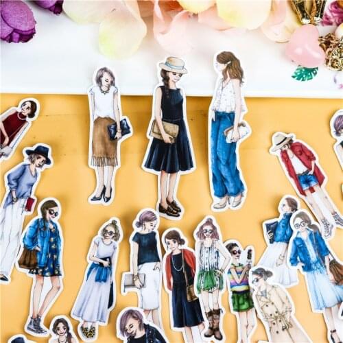 35pcs Creative kawaii Cute Hands handsome girls scrapbooking stickers /decorative sticker /DIY craft photo albums/Children