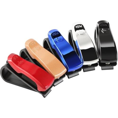 Car Sun Visor Sunglasses Holder Clip for Toyota Camry RAV4 Prado Corolla YARIS KIA Rio Sorento Sportage K2 K3 K4 K5