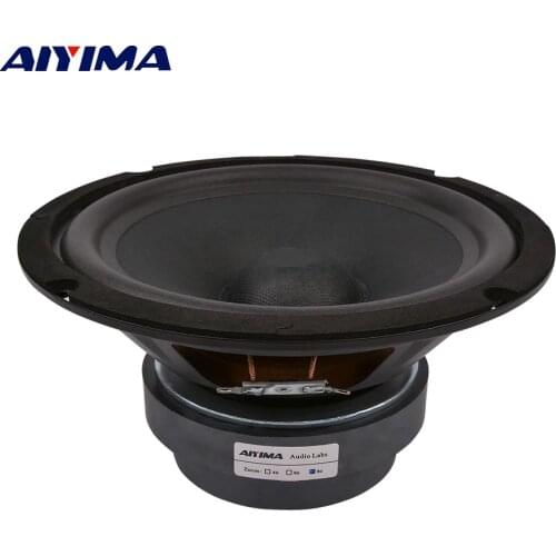 AIYIMA 1Pc 8 Inch Midrange Bass Speakers 8 Ohm 200W 35 Core 120 Magnetic Audio Speaker Woofer LoudSpeaker DIY For Home Theater