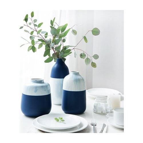 European Creative Ceramic Vase Home Decoration Living Room Decoration Flower vase Water Culture Flower Pot