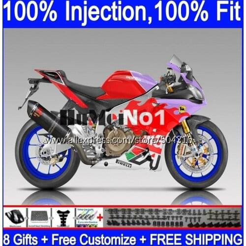 Injection For Aprilia RSV 1000 R 1000R RSV1000RR 106MC.21 RSV1000 09 11 2012 2013 2015 2009 2010 12 13 15 Fairings purple red