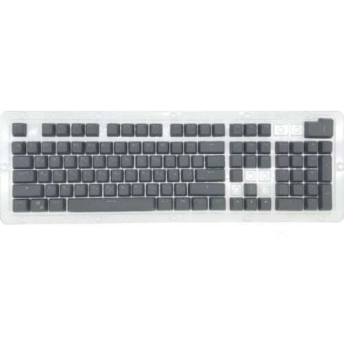 C1FB 104 Keys Russian Backlit PBT Keycap OEM Profile Double Shot Backlight Keycaps for Cherry MX Mechanical Keyboard