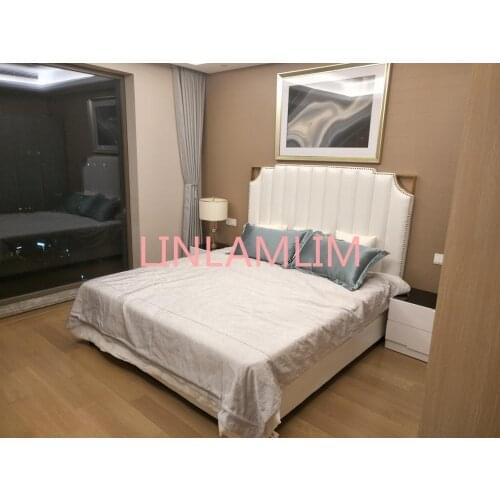 Real Genuine cow leather bed Soft Beds Bedroom camas lit muebles de dormitorio yatak mobilya quarto unique designer furniture