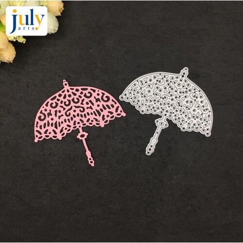 Julyarts Metal Cutting Dies Umbrella Scrapbooking Die Cuts For Card Making Carbon Steel Material Craft Decorative Photo Album