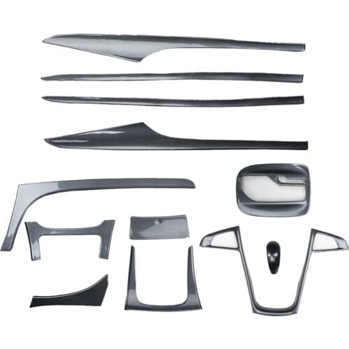 Carbon Fibre Steering Wheel Gear Door Mouldings Gift Lever top Decorated Frame For Buick Regal 2009 10 11 12 13 CAA185