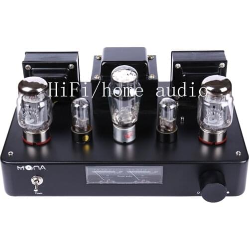Mona KT88 Tube Amplifier，single-ended handmade amp，with Bluetooth，Output power: 18W x 2，Frequency response: 20Hz-25KHz