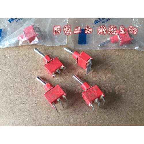 Original new 100% AE101 button switch bent foot 3pin 2 gear 13*7MM handle height 12.5mm 2A250V