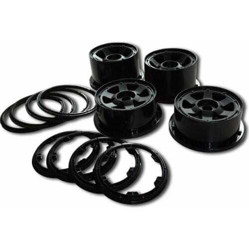 Plastic Six Spoke Wheel Hub A Set Contains Frame Screw Fit for 1/5 HPI ROVAN ROFUN KM GTB TS BAJA 5B