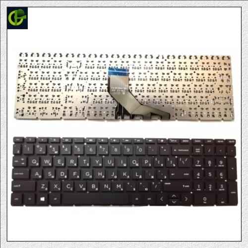 Russian keyboard for HP Pavilion 15-DA 15-DB 15-DF 15-CN 15-CW 15-CR 15-CS TPN-C135 17-BY TPN-C136 250 G7 / 255 G7 / 256 G7 RU