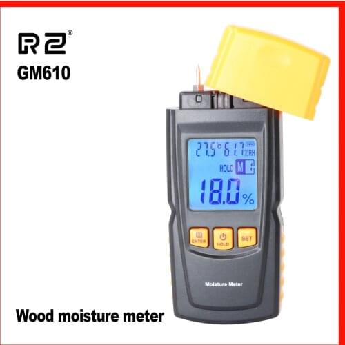 RZ Handheld Wood Auto High Precision Moisture Meter with Fine Design GM610 Moisture meter