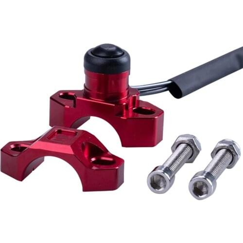 Universal Motorcycle Engine Stop Start Kill Switch Button with Mounting Backplate Compatible with Honda CR125 CRF250 CRF450