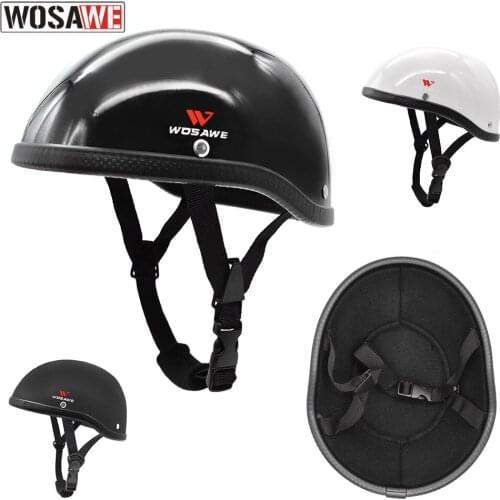 WOSAWE Adjustable Round Mountain Bike Motocross Helmet Baseball Cap Men Sport Safety Cycling Helmet Road MTB Bicycle Moto Helmet