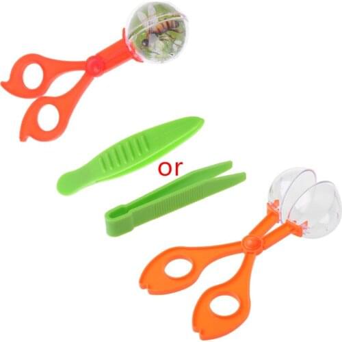 Reptile Amphibian Feeding Litter Poop Cleaning Clamp Insect Tweezers Clip Tool