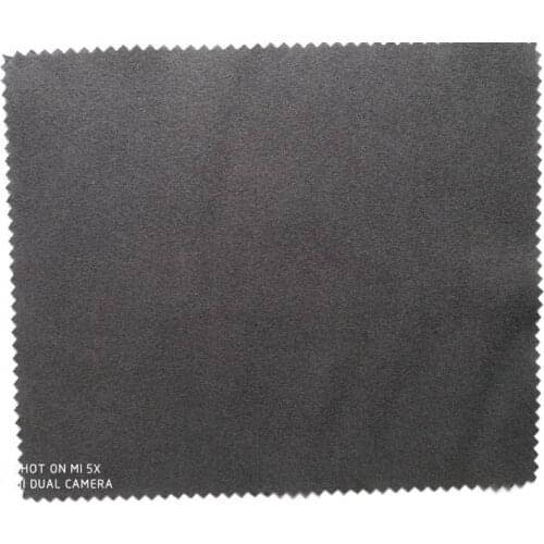 100pcs/lot CBRL 15*15cm glasses cleaning cloth high quality velvet jewelry cleaning cloth with one color printing