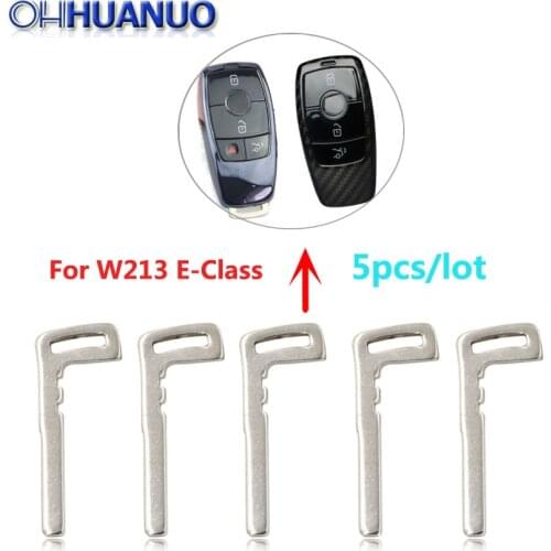 5pcs/lot Insert Small W213 Key for MERCEDES-BENZ Class E 2017 key emergency type for Benz