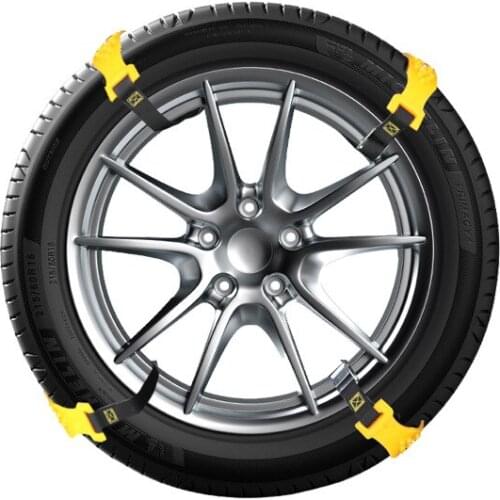 8pcs/set 4pcs/set Car Tire Snow Chain Winter Roadway Safety Tire Snow Adjustable Anti-skid Safety Wheel TPU Chains