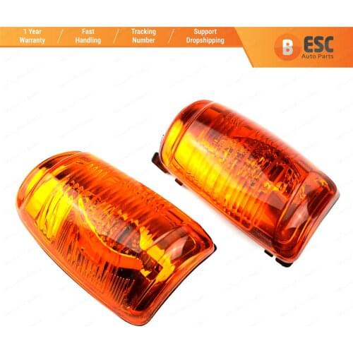 ESC ESP593 Side Door Wing Mirror Orange Indicator Lamp Lens 1847390-1847388 Left and Right for Ford Transit 2013-On