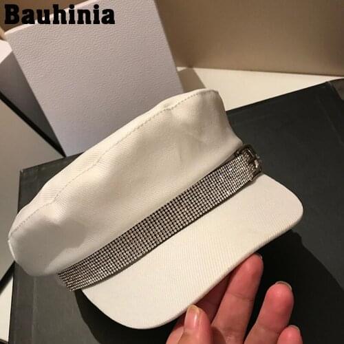 Bauhinia 2020 Autumn Fashion Cotton Beret Women Black French Style Flat Caps High Quality Casual Hats