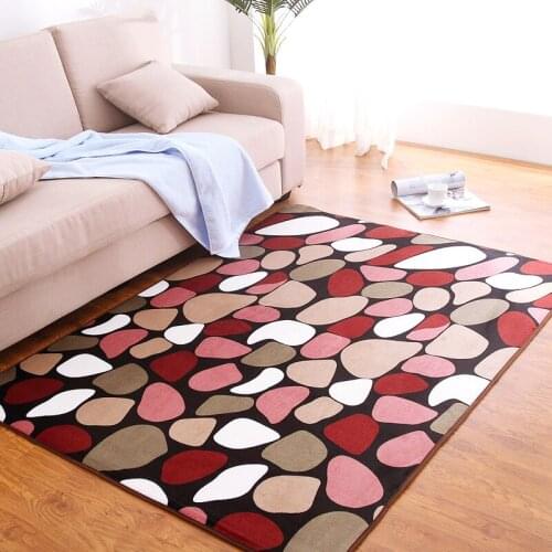 Free shipping 100 x200cm Thicken bedroom mat living room printing blanket home rug bathroom toilet cushion door carpet