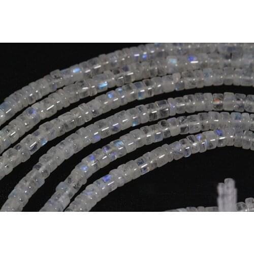 Loose beads AAAA MOONSTONE roundel 5mm 36cm for DIY jewelry making FPPJ wholesale nature gemstone